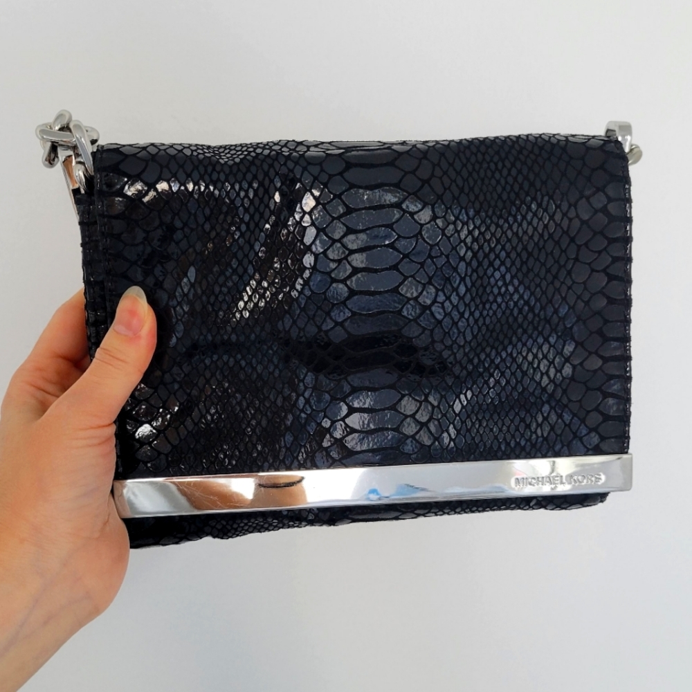 Michael Kors Evening Bag - Faux Snakeskin